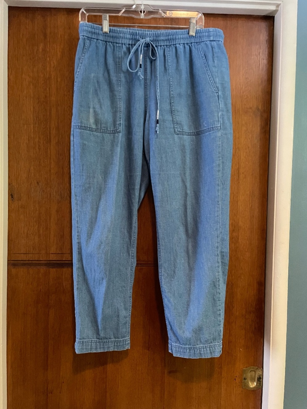 J. Crew Denim | Cropped Denim Pants | Vintage Wash | Size M